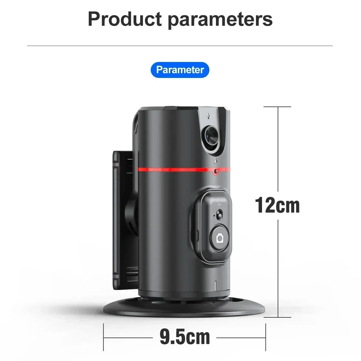 

Smart Facial Tracking Phone Stabilizer with Removable Fill Light Phone Stand Wireless Selfie Stick Tripod for Live Streaming New