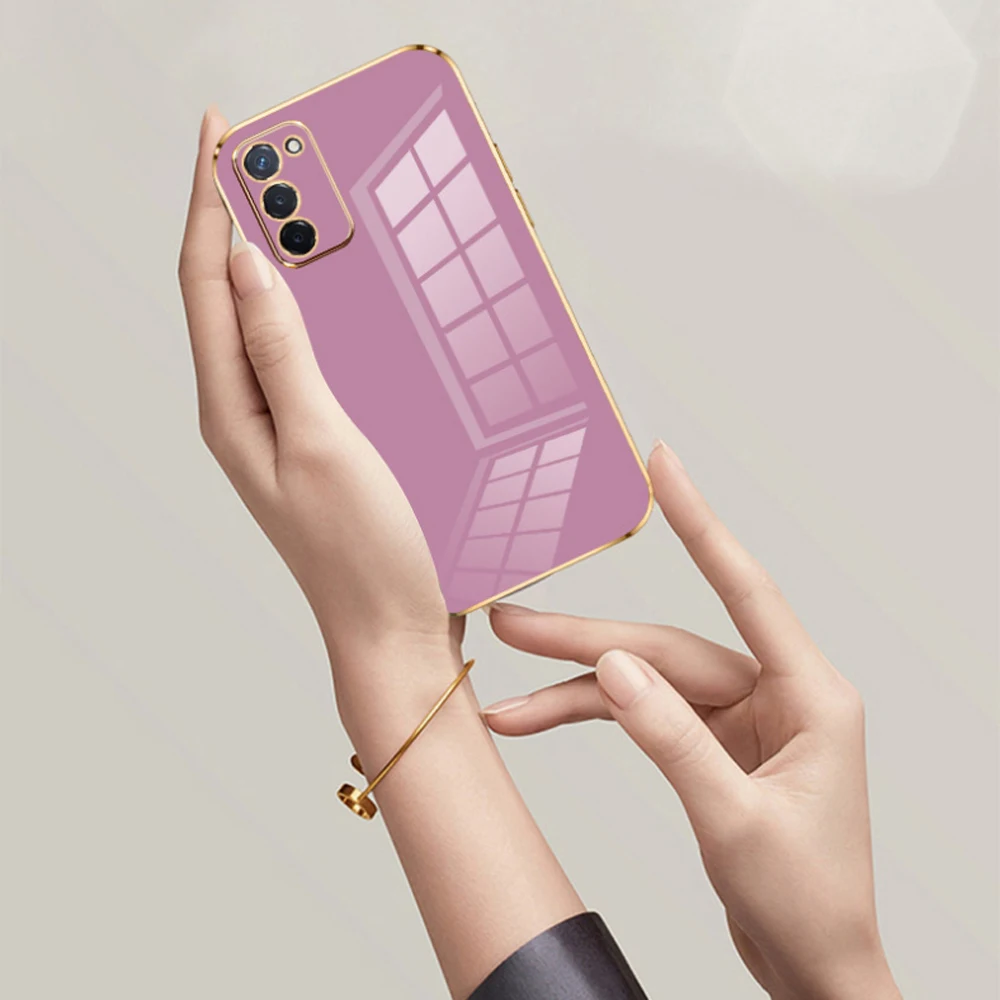 For Samsung Galaxy A03S Case Samsung A02S Cover Galaxy M02S Galaxy F02S Luxury Square Plating Phone Case Shockproof Back Cover
