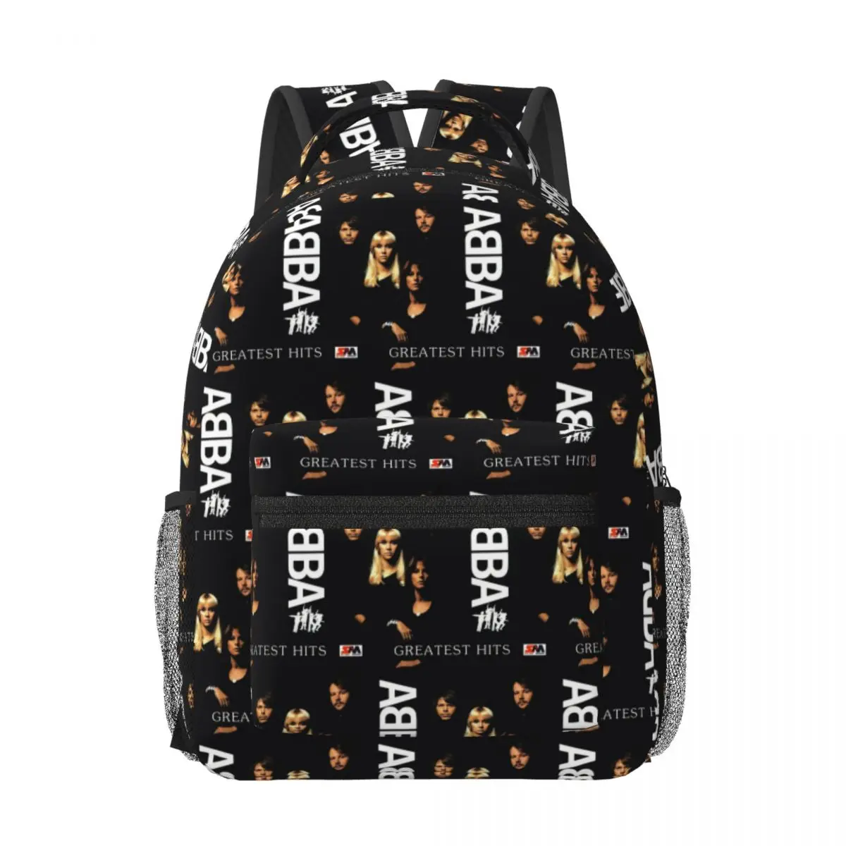 

Abba Death Metal Band Woman Backpacks Boys Girls Bookbag Casual Students School Bags Portability Travel Rucksack Shoulder Bag