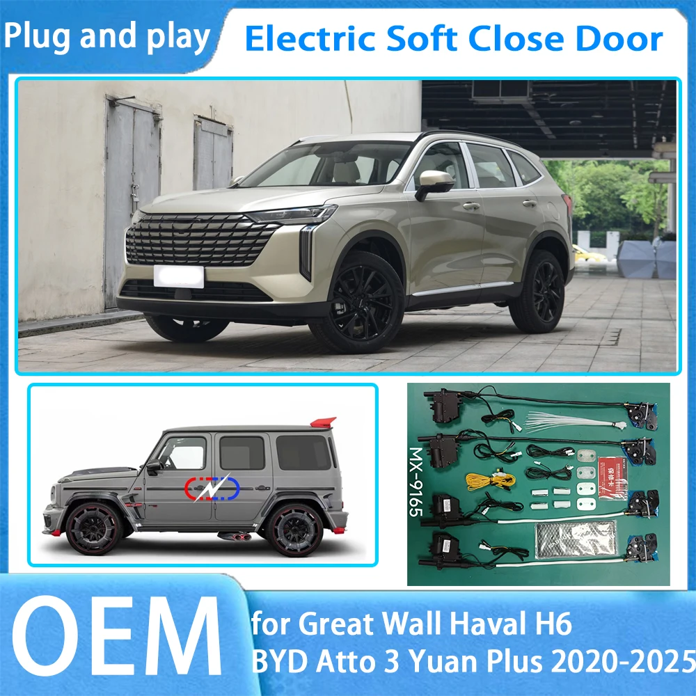 

for Great Wall Haval H6 BYD Atto 3 Yuan Plus OEM Car Soft Close Door System Automatic Electric Auto Pull Power Latch Power