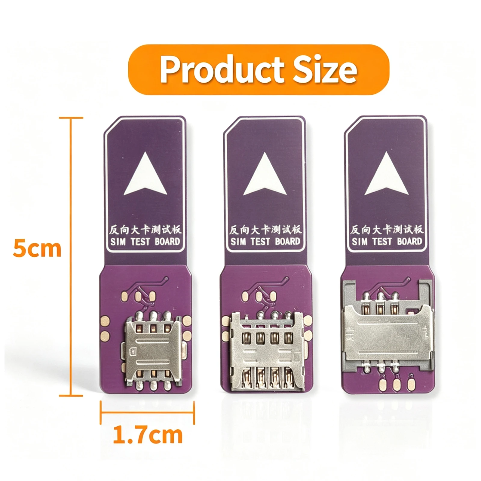 MINI SIM Card to NAO SIM Card Adapter Expander Test Board PCB Board SIM Card Reader Quick Conversion Card Male to Female 4pcs