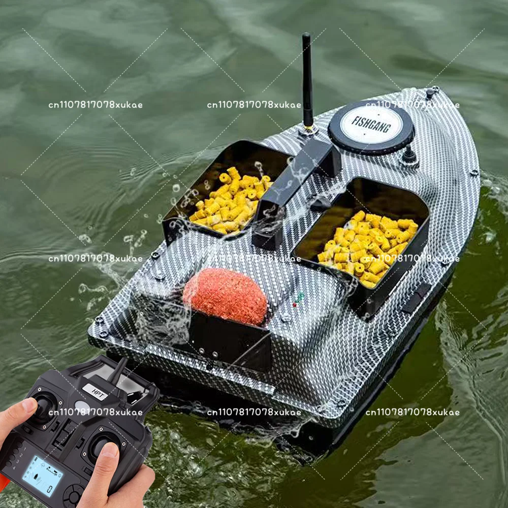 12000mAh/5200mAh GPS Fishing Bait Boat with 3 Bait Containers Wireless Bait Boat with Automatic Return Carbon Fiber Material