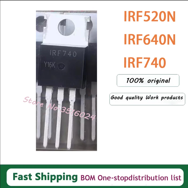 10PCS - 50PCS Brand New IRF740 IRF840  IRF740N IRF740B IRF740PBF IRF840B IRF840PBF FHP740 FHP840