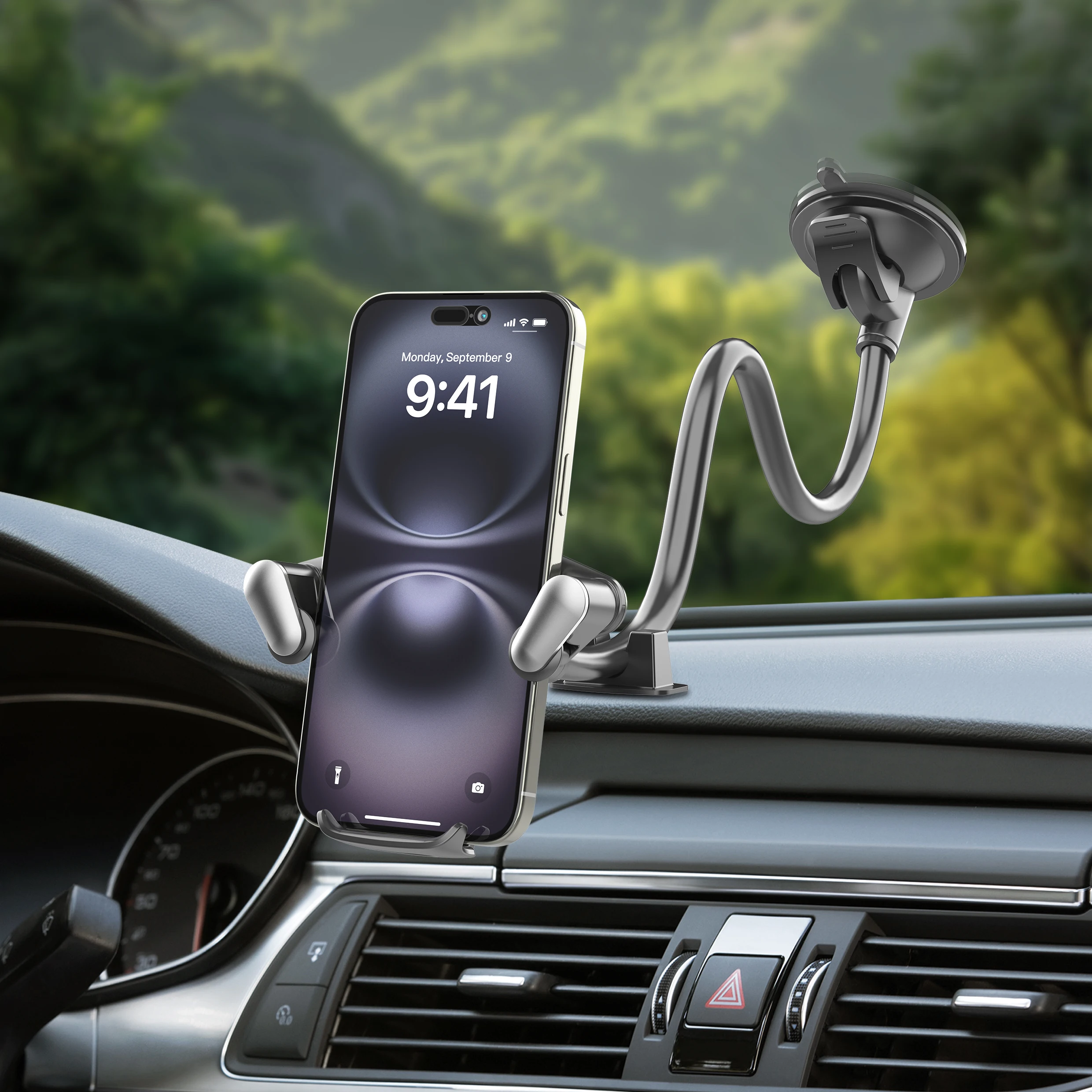 LRBH Auto-Handyhalterung | Hochleistungs-Antivibrationsgerät mit Einhandbedienung | Universell für iPhone 17-14 & Alle Smartphones – Detail 11