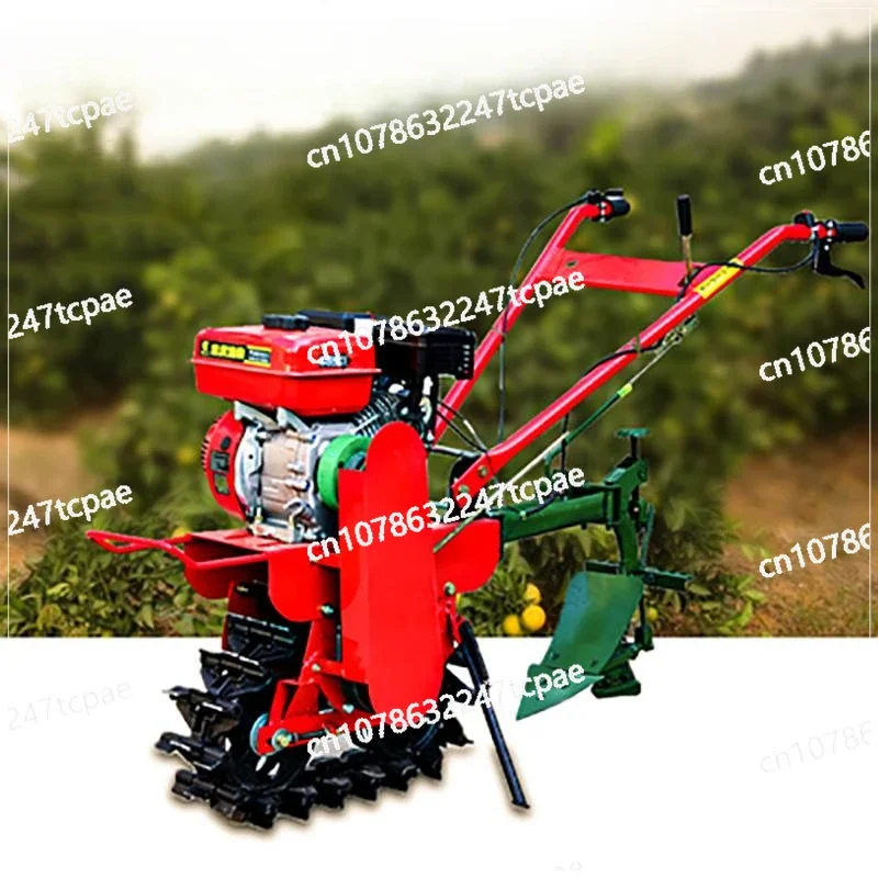 Chain Track Cultivator Agricultural Use Trenching Soil Cultivation Plough Field Soil Cultivation Gasoline And Diesel Models