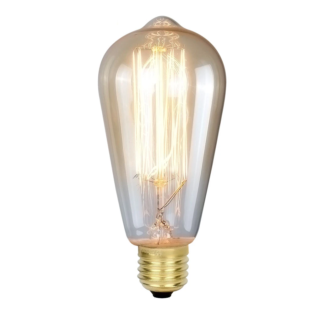 Light Edison LED Bulb Vintage Incandescent Home Lighting Fixture Decor E27 Base 110V/220V 40W A60 T45 T10 T30 T185 G80 Lamp Bulb