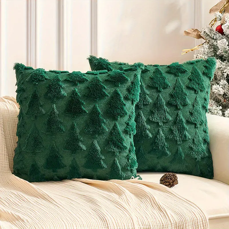 1PC Weihnachten dekorative Kissenbezüge Kissenbezug Couch Kissenbezug für Couch Sofa Urlaub Festivals Winter Home Dekoration – Detail 15