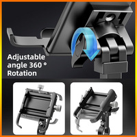 Bicycle Phone Holder 360° Rotation Aluminum Alloy MTB Bike Phone GPS Bracket Scooter Motorcycle Handlebar Mount Cell Phone Stand