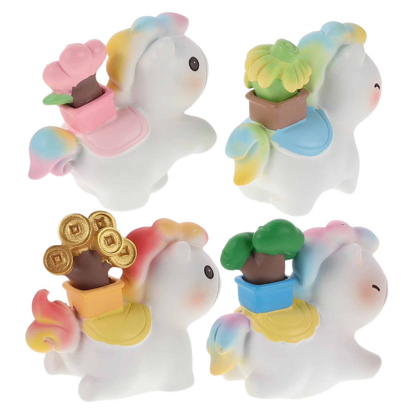 

Year of The Horse Micro Scenery Sculpture Small Size Home Decoration Desk Ornament Feng Shui Gift Popular Collection