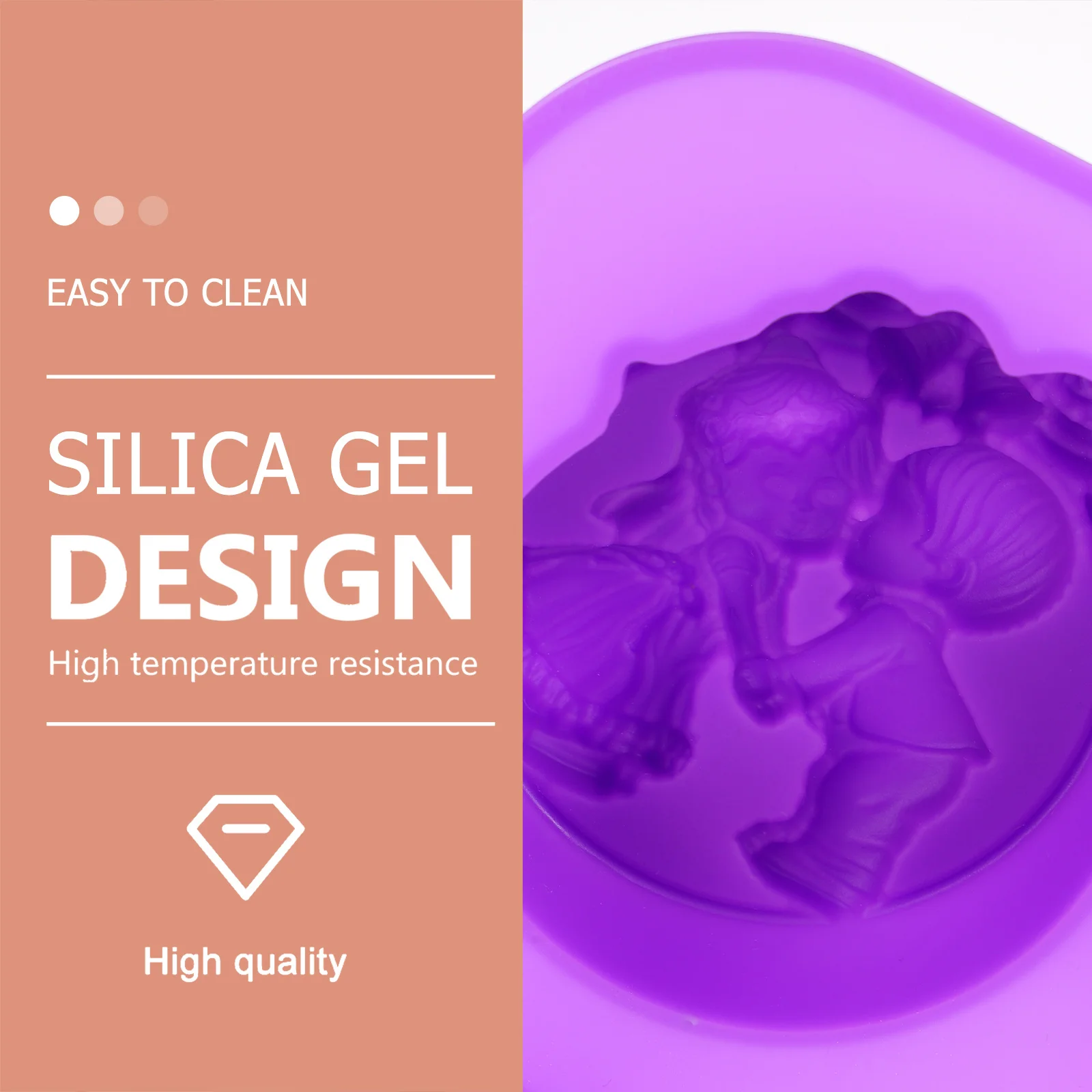 

1Pcs Silicone Angel Mold Lightweight DIY Soap Mold Kids Adults Handmade Decorative Casting Mould Home Decor Craft Ornament