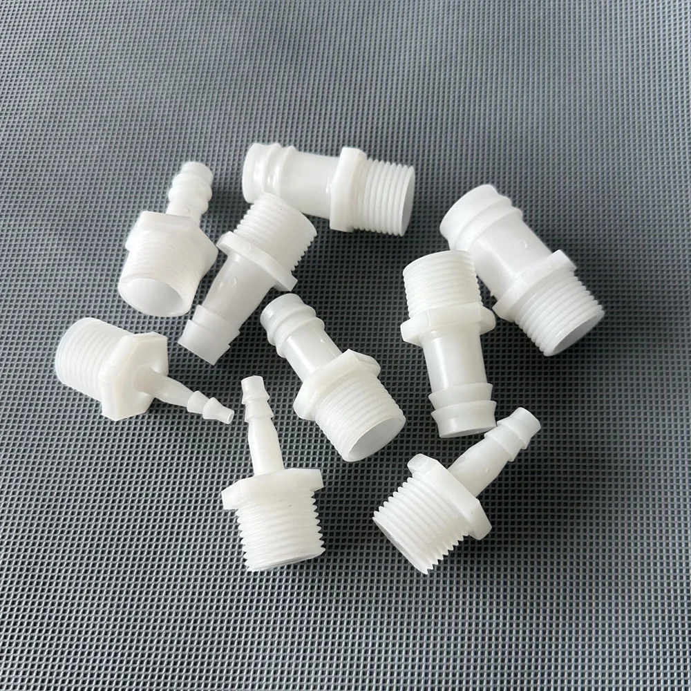 

Plastic Hose Fittings 4/6/8/10/12/14/16/20mm Garden Hose Connector Pvc Pipe Coupler With 1/2 Inch Male Female Thread