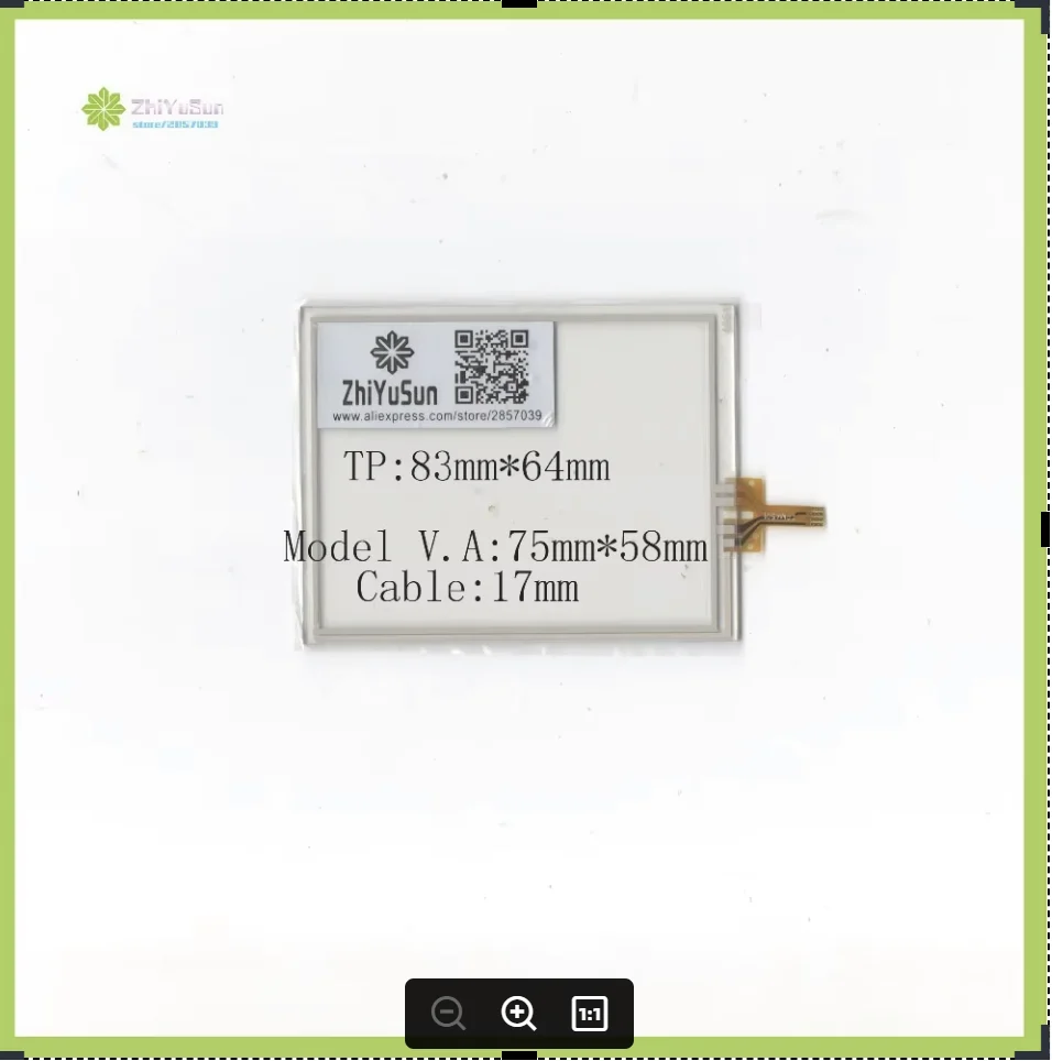ZhiYuSun 83mm*64mm 3.5inch 4 lins Touch Screen glass touchsensor 83*64touchglass digitizer GLASS Good 5PCS/lot
