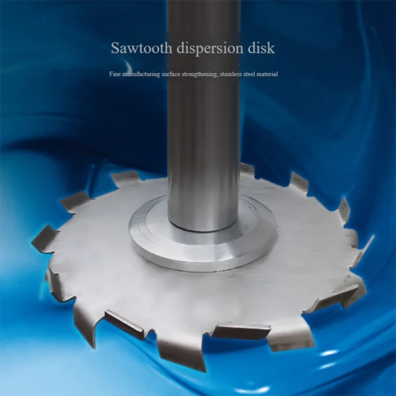 Labor-Rührstab aus Edelstahl zum Auflösen von Rührpaddeln, Rührstab mit dispergter Klinge, hochpräzise Mutter, Schaftstab