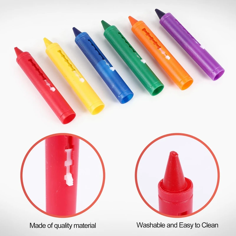 HOCrayon-Jouet graffiti effaçable pour bébé et enfant, crayon de bain créatif et lavable