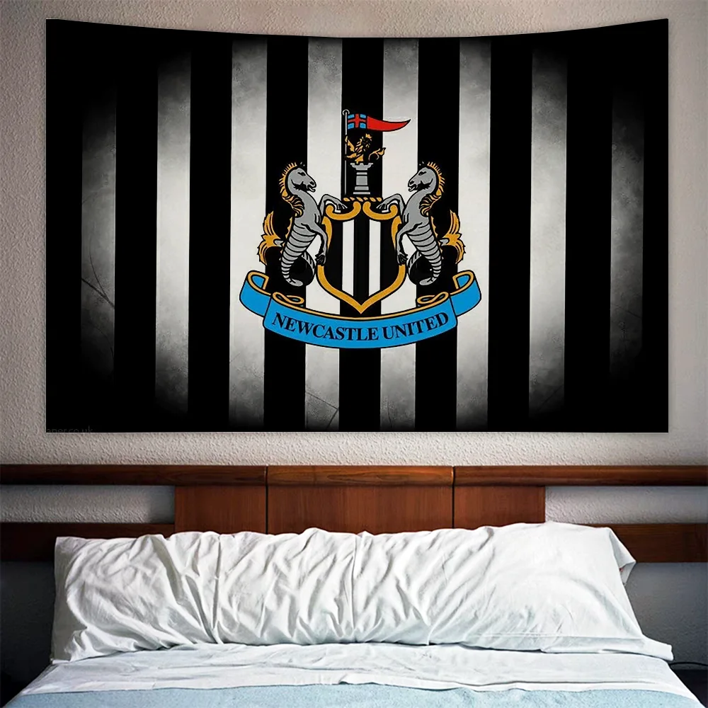 NEWCASTLE UNITED Bed Room Decoration Accessories Funny Tapestry Wall Hanging Home and Decoration Aesthetic Room Decor Art Mural