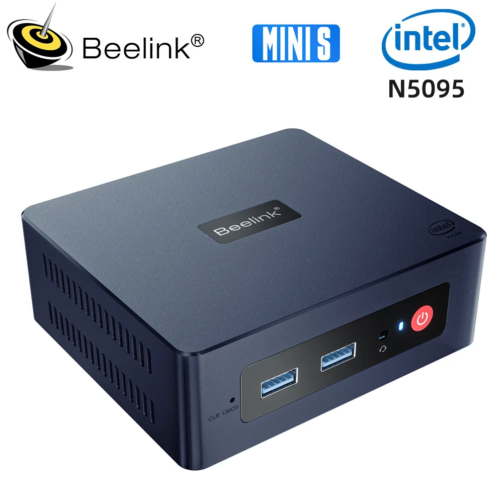 Beelink Mini S Gamer Mini PC Win11 Intel N5095 DDR4 8GB 128GB 256GB 1000M LAN Mini Computer Gaming VS J4125 GK Mini T4 Pro