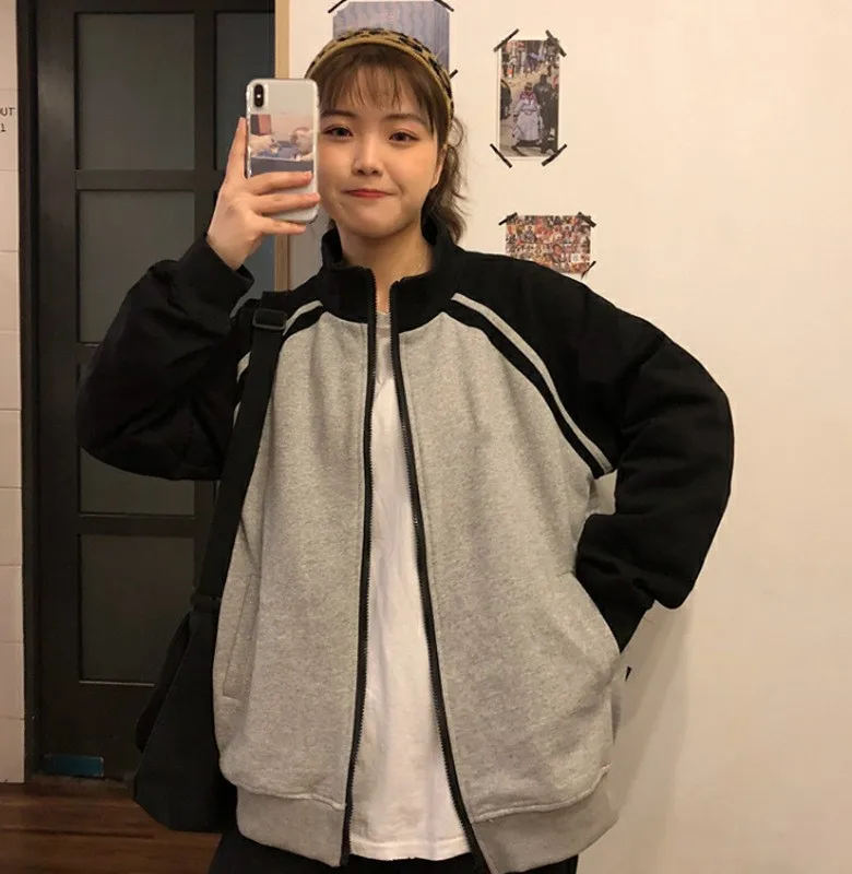 Baseball Jackets Girls Sports Womens Summer Thermal Baggy Bomber Activewear Niche Boho Unisex Multi-Functional Skin-Friendly Y2K - view 6