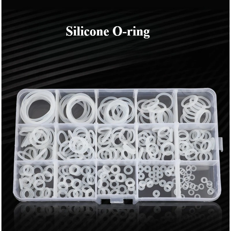 

Sealing ring o-ring, silicone ring, waterproof, high temperature and high pressure resistance, size 1mm1.5mm2mm coil
