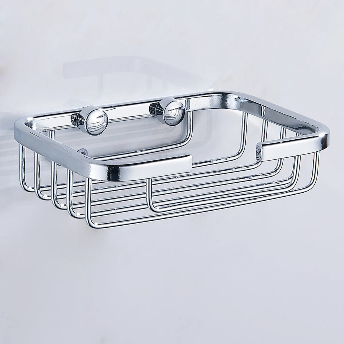 Stainless Steel Soap Holder Soap Dish Wall Mounted Non-slip Soap Organizers Space Saving Rust-proof Bathroom Soap Storage Racks