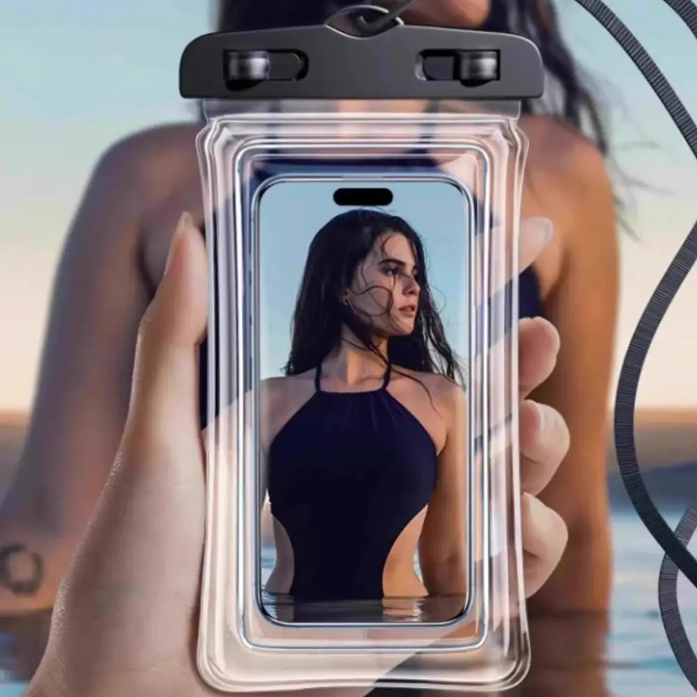 Clear Waterproof Phone Case Dry Bag Pouch For IPhone Smartphone Outdoor Swimming Pool Beach Traveling Water Sports Accessories view 3