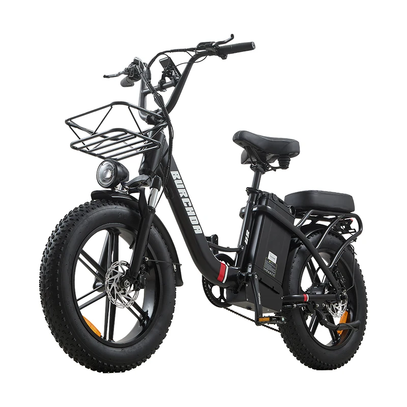 BURCHDA 2026 NEUES U8 City Elektrofahrrad 48V31.5AH Lithium-Batterie E-Bike 20 Zoll 4.0 Fat Tire Elektrofahrrad für Erwachsene