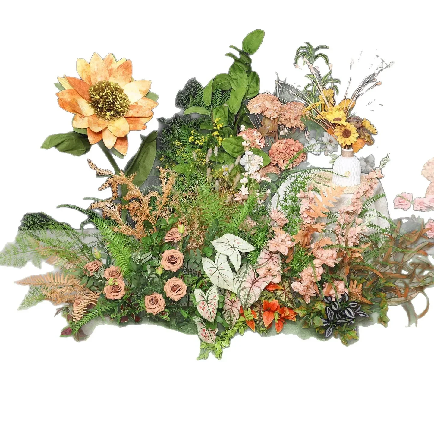 

artificial flowers for floral arrangements, decorations, and wedding centerpieces - forest style