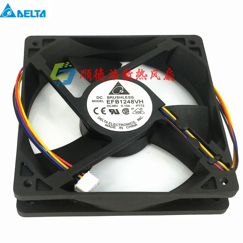 Interruptor de ventilador Delta EFB1248VH-R00 12025, 48V, 0.15A, Huawei S8505