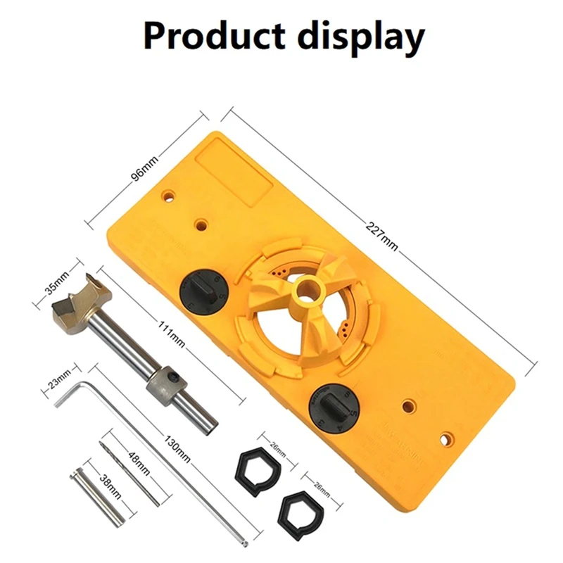 木工、ドアパネル、ロケーター、パンチ、35mm用の耐久性のある穴オープナー
