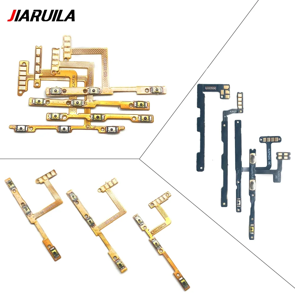 جديد لـ infinix Spark 4 6 KE5 8 8C 10 10C 20 Pro Plus 20C 30C 4G Go 2022 KG5 2023 كابل مرن لمفتاح زر التشغيل وإيقاف الصوت #6