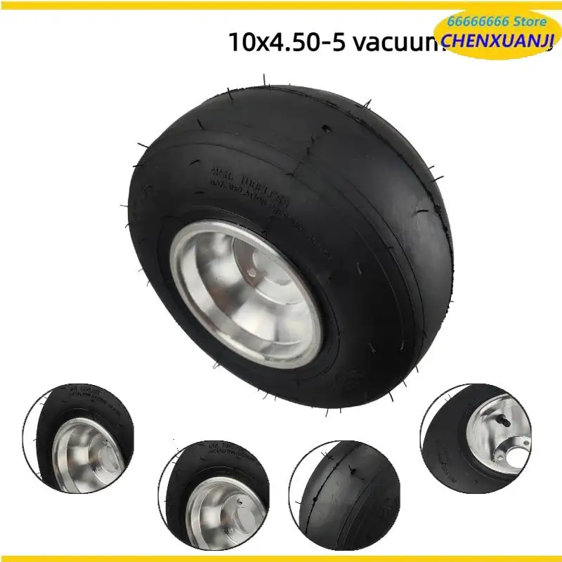 

Go Kart 5 Inch Wheels Beach Car Accessories Drift Wheel 10X4.50-5 Kart Tire Highway Hub Front Wheels
