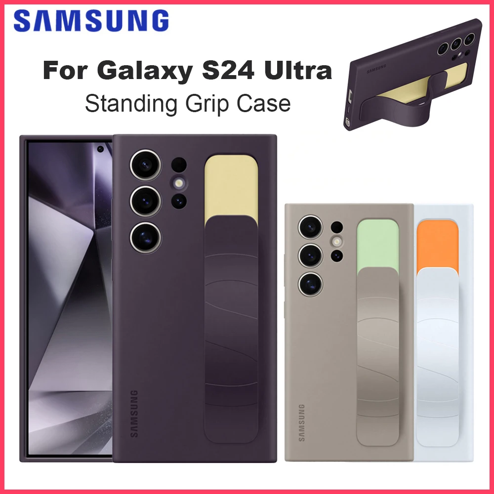 Original Samsung Standing Grip Case For S24 Ultra S24Ultra Standing Grip Case