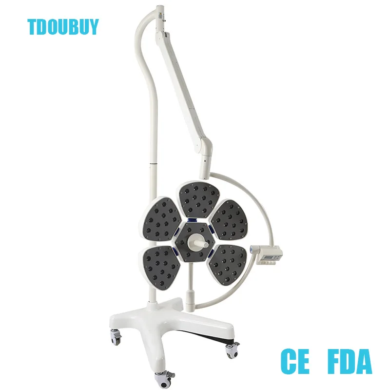 TDOUBUY Surgical Shadowless Lamp Microcosmetic Dentistry Pet Medical Vertical Mobile Surgical Lamp (AC / 90V-240V) Free Shipping