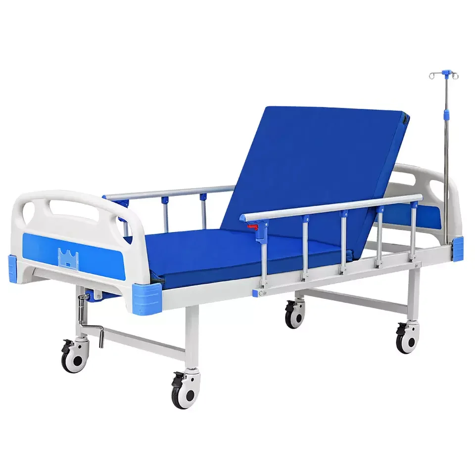 Factory direct sales 1 crank manual paramount medical hospital bed