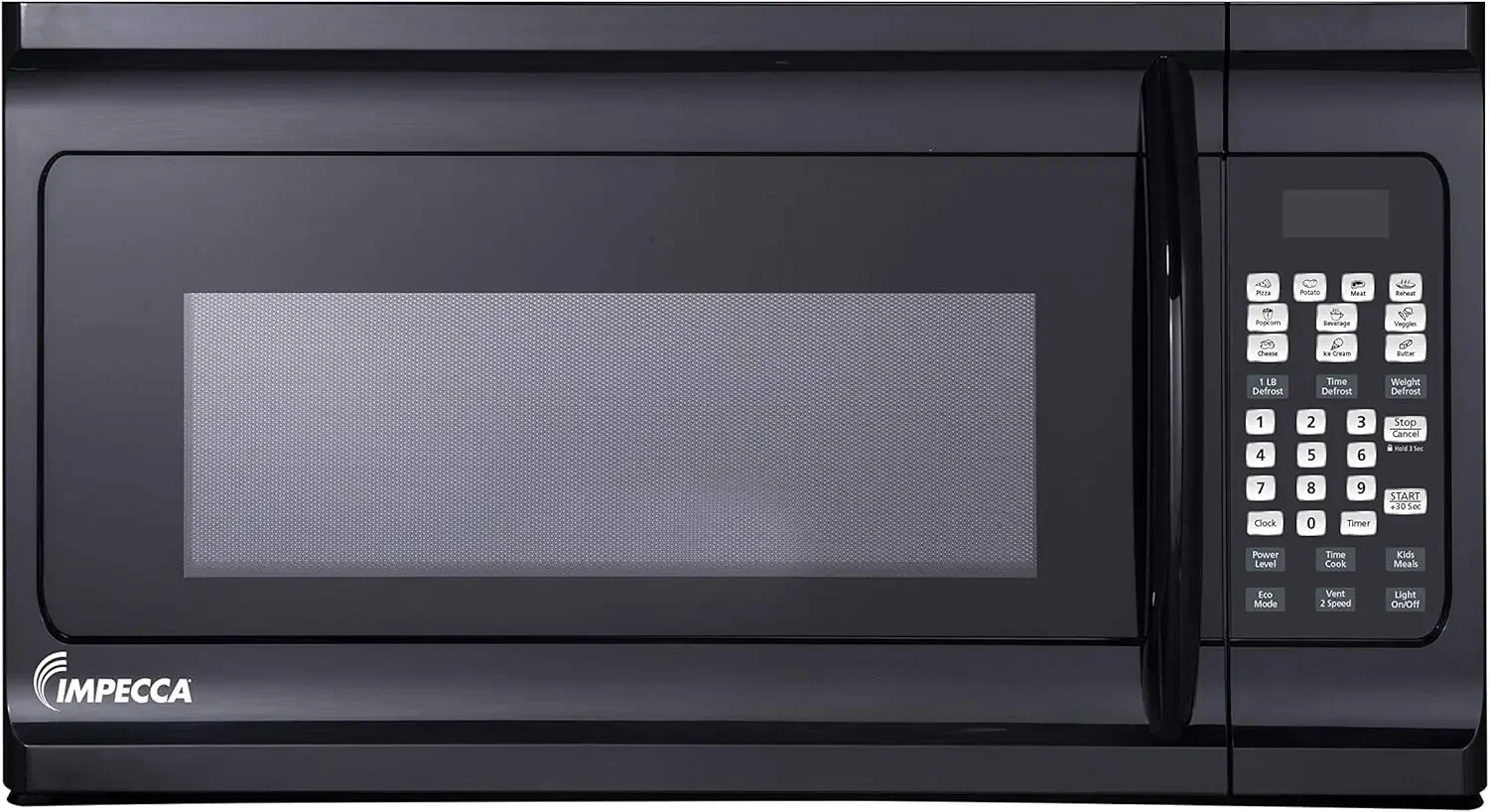 OM-1600K 1.6 cu. ft. Over-the-Range 30” Microwave Oven 1000 Watts, with Surface Light, 2 Speed Vent System, Touch-pad