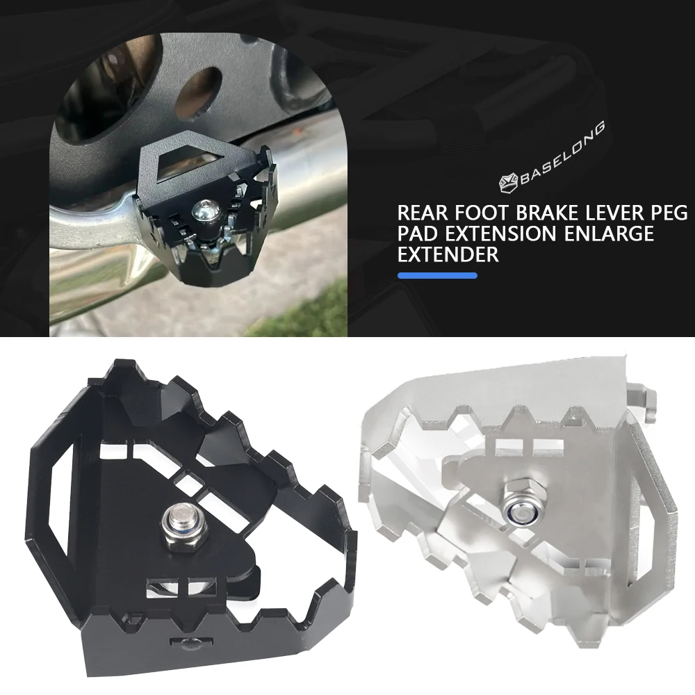 

FOR HONDA CRF1100L Africa Twin CRF 1100 L Adventure 2020-2023 2024 Brake Lever Extension Pedal Step Tip Plate Enlarge Extender