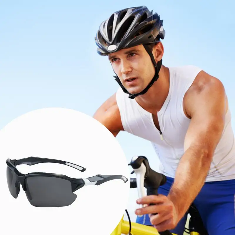 Gafas de sol deportivas para hombre, lentes polarizadas a la moda para ciclismo de montaña, playa, voleibol, pesca