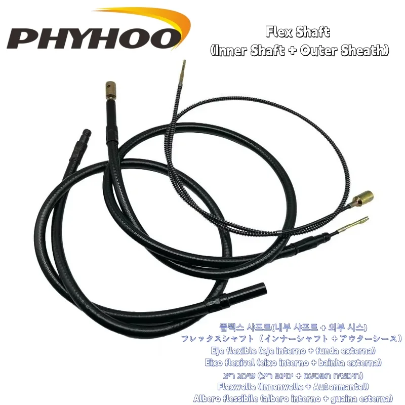 PHYHOO Inner and Outer Flexible Shaft for FOREDOM Hanging Engraving Motor Jewellery Grinding Machine Accessories Jewelry Tools
