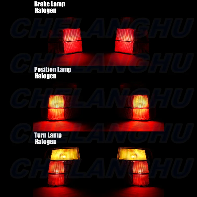 For BMW E34 518i 520i 525i 530i 535i 540i 1988 1989 1990 1991 1992 1993 1994 1995 sedan 1 Pair Outer Tail Light Rear Lamp