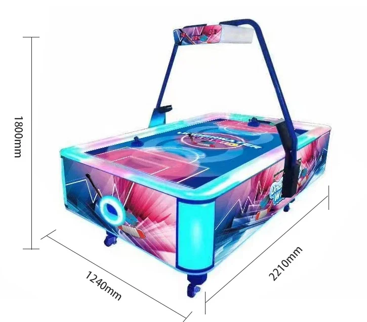 Indoor Air Hockey Table Ticket Exchange Game Console 2 Players