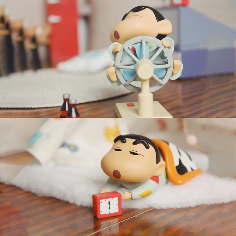 New Crayon Shin Chan Blind Box Series Handmade Daily Series Blind Box Car Desktop Doll Ornament Gift Cute Decorations Cute Toys