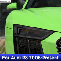 Car Headlight Tint Anti-Scratch Smoked Black Protective Film TPU Stickers For Audi R8 42 4S 2006-Present Repair Accessories
