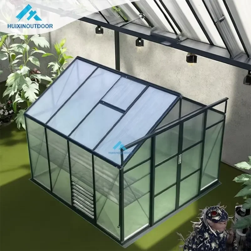 New Style Modular House Prefabricated Mobile Commercial Garden Polycarbonate Greenhouse for All Models