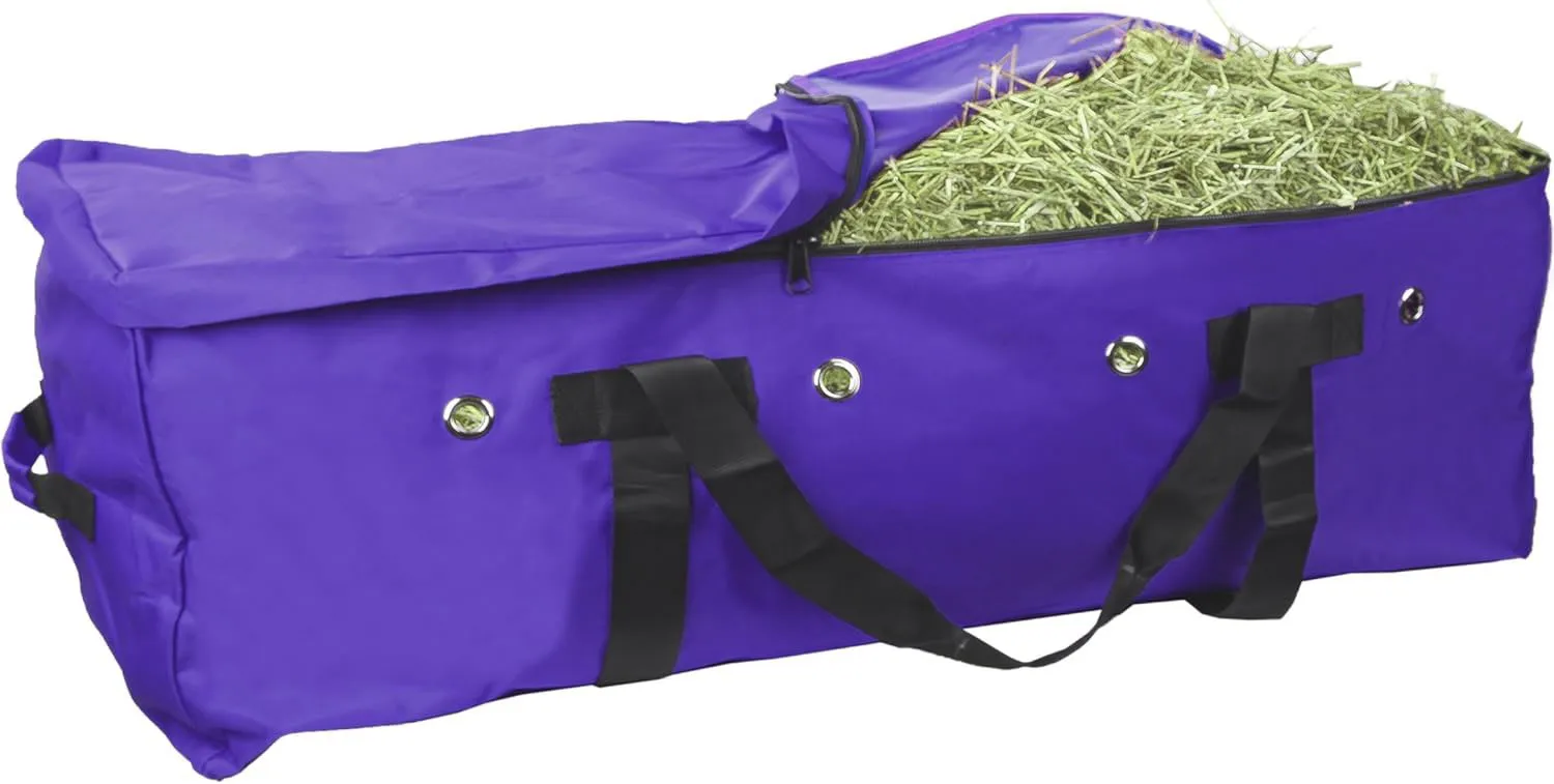 2025 نايلون سهل التعليق لتغذية قش الماعز كيس قش تغذية الحصان