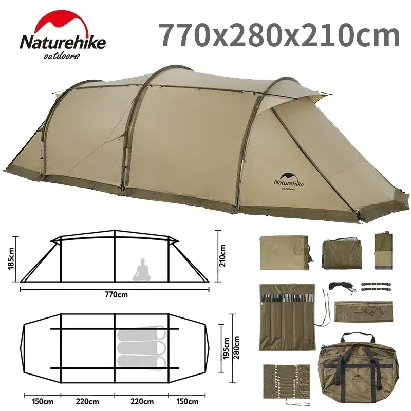 Naturehike Aries Alpha Tunnel Tent Camping Outdoor Travel 4 Season