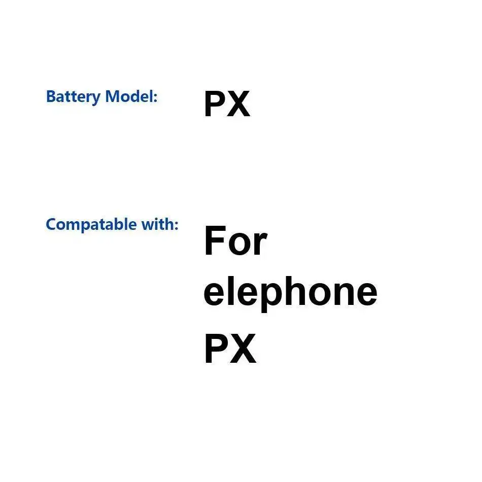 

Высокоэффективный аккумулятор для мобильного телефона Elephone PX 3300 мАч