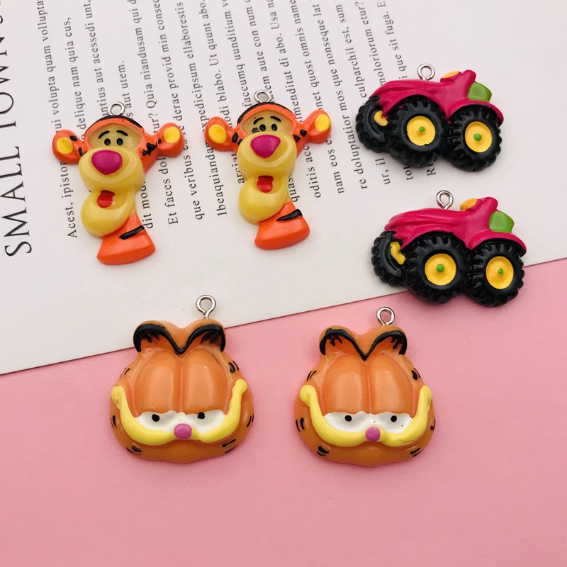 

10pcs Resin Flatback Kawaii Cute Animal Charm Hot Selling Pendant for Keychain, Jewelry, Earring, Scrapbooking, DIY, Necklace