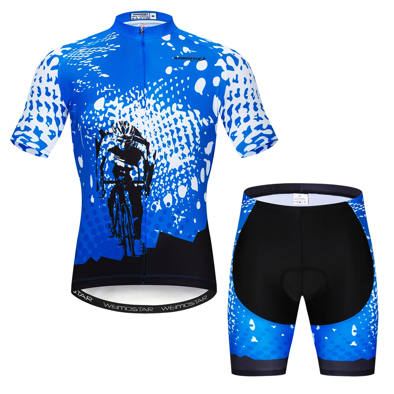 Jersey de ciclismo, pantalones cortos, conjunto acolchado para hombre, traje superior para bicicleta de montaña, camisa para ciclismo, ropa, uniforme para montar, ropa de verano