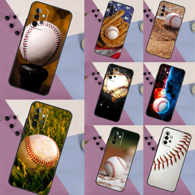 Baseball For Samsung Galaxy A53 A33 A23 A13 A14 A24 A34 A54 A52 A32 A22 A12 A51 A71 A25 A15 Case