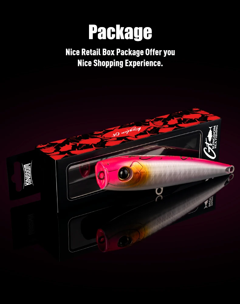 YOOFISH GT Angelköder Topwater Popper 56,5 g 79,5 g 160 mm 180 mm künstliche harte Köder Salzwasser-Thunfisch-Angelköder Wobbler – Detail 11