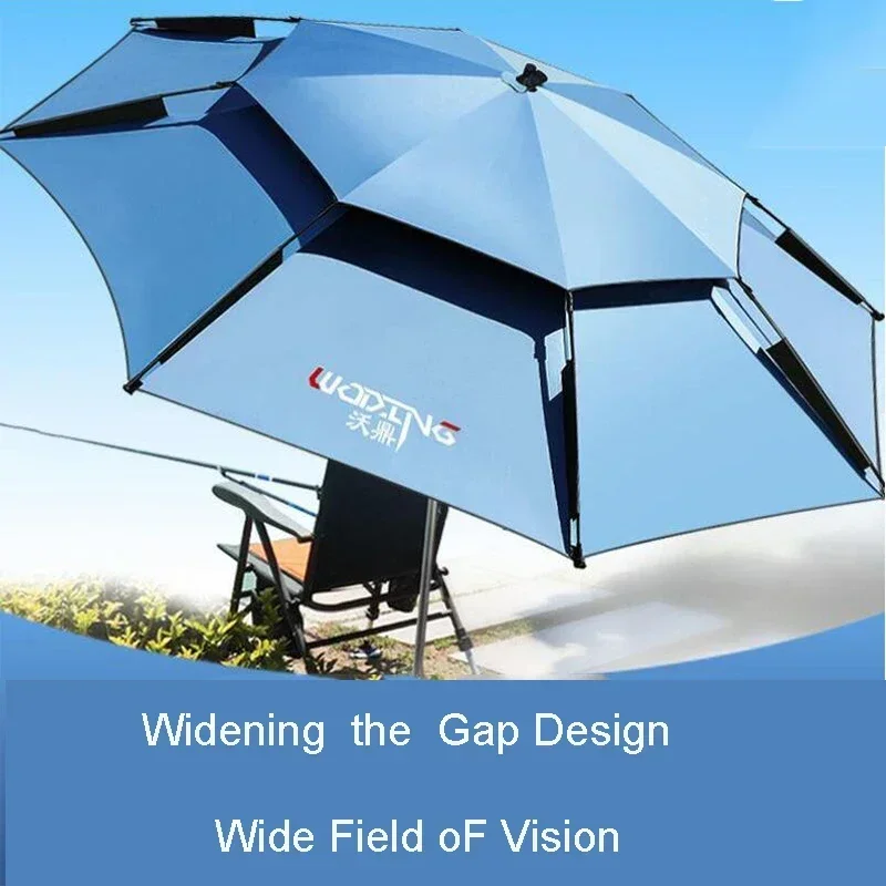 1.8---2.6m 360° Outdoor Beach  Camping Fishing Umbrella Foldsunshade Anti-Uv Waterproof Awning Rain Umbrella